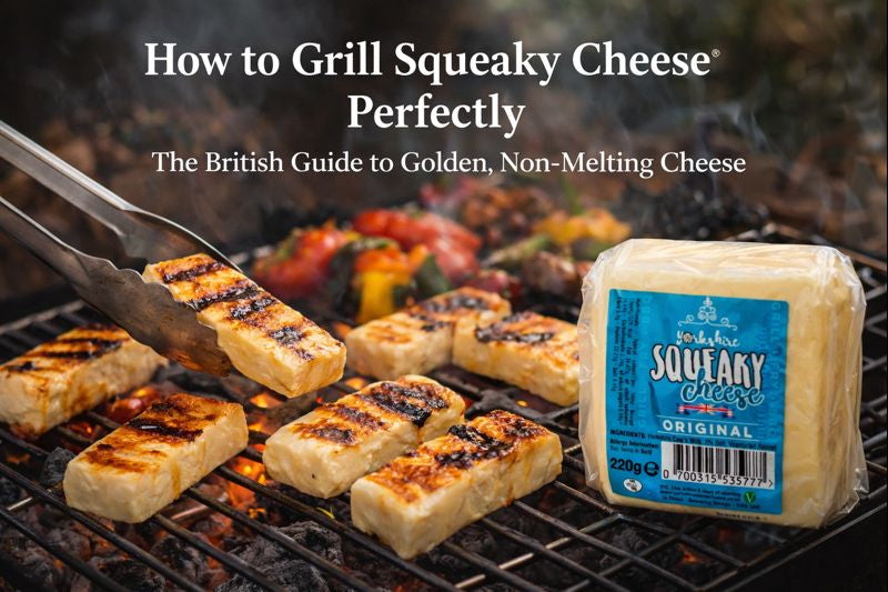 How to Grill Squeaky Cheese® Perfectly — A British Guide to Golden, Non-Melting Cheese