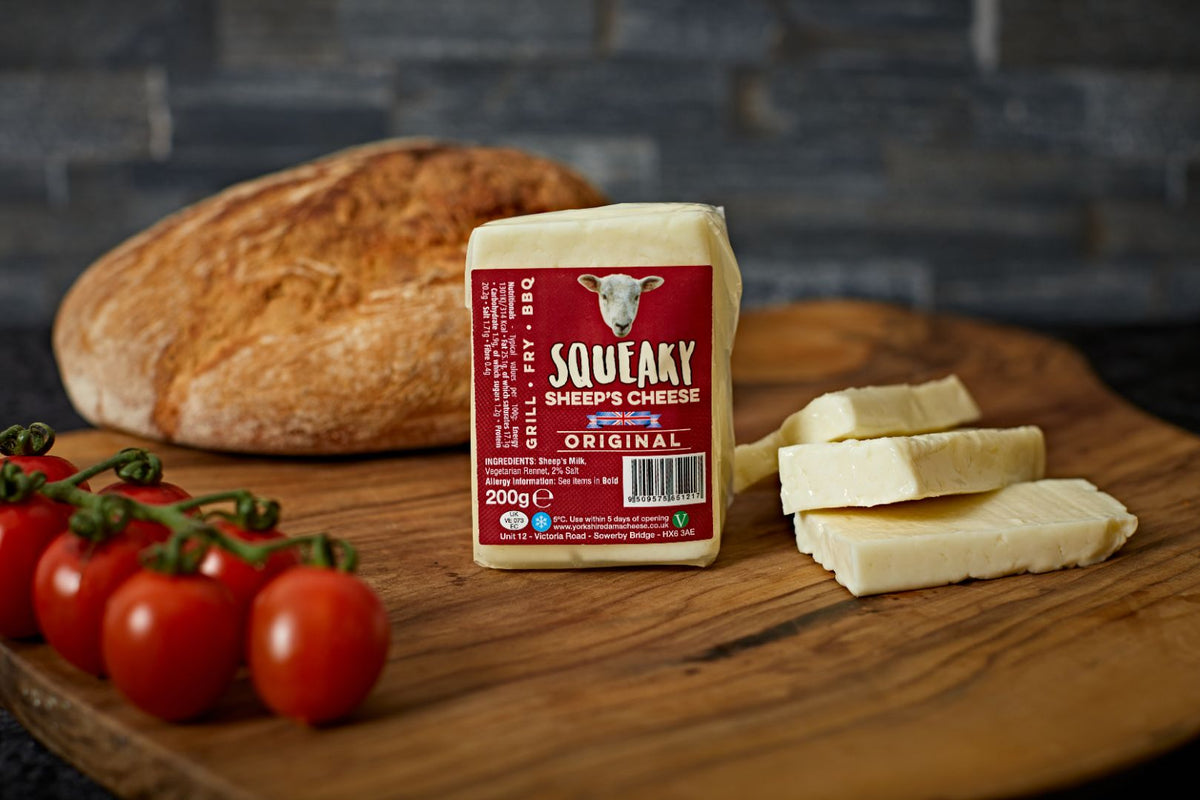 Squeaky Sheep’s Cheese – 100% British Sheep’s Milk – Yorkshire Dama Cheese