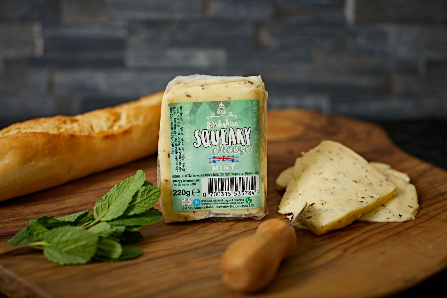 
                  
                    Squeaky Cheese - Cool Mint flavour Halloumi
                  
                