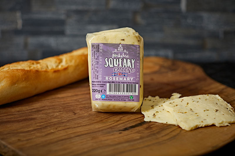 
                  
                    Squeaky Cheese - Rosemary Halloumi cheese
                  
                