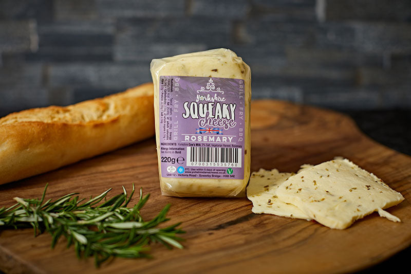 Squeaky Cheese - Rosemary Halloumi – Yorkshire Dama Cheese