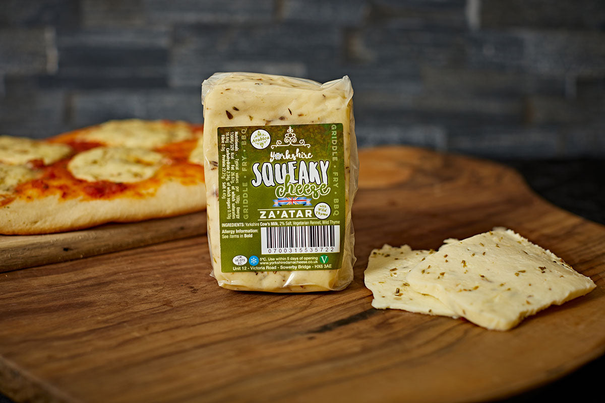 
                  
                    Squeaky Cheese - Za'atar Halloumi cheese
                  
                